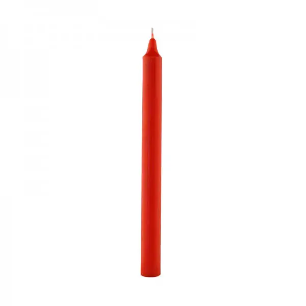 Doorgekleurde Kaars Rood (100 stuks)