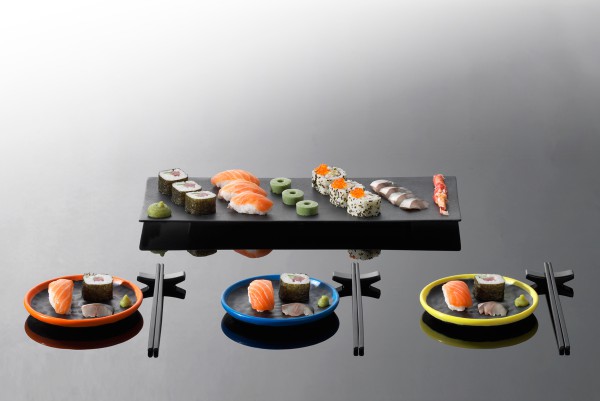 Rechthoekig Sushi Bord Stone Look  30 x 15 x 2.5 cm - Afbeelding 2