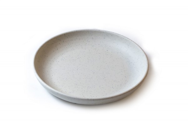 Diep Rond Bord Pebble Cream  Ø 21.5 x 3.2 cm