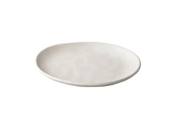 Organisch Bord Pebble Cream  Ø 26.5 x 2.3 cm