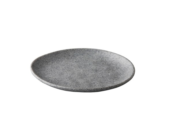 Organisch Bord Pebble Grey  Ø 26.5 x 2.3 cm