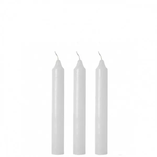 Q-Lights Lampenkaars Dun Wit (300 stuks)  Ø 1.9 x 14.5 cm