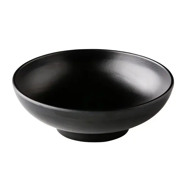 Schaal Zen Rond Zwart  Ø 22.5 x 7.5 cm
