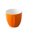 Coffeepoint stapelbare koffiekop oranje 180 ml.