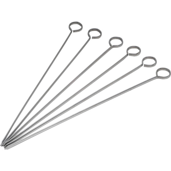 OP BESTELLING: RVS-spies 30,5 cm 6st