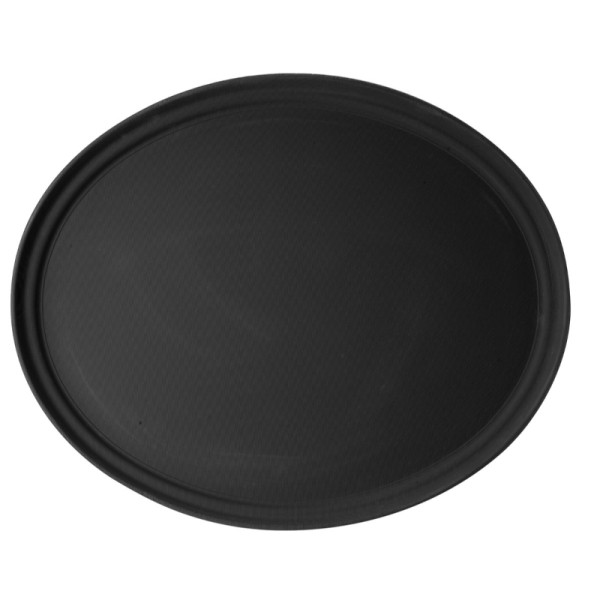 Cambro ovaal dienblad anti-slip zwart 56x68,5cm
