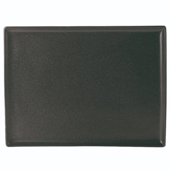 Graphite bord rechthoekig 35 x 26 cm