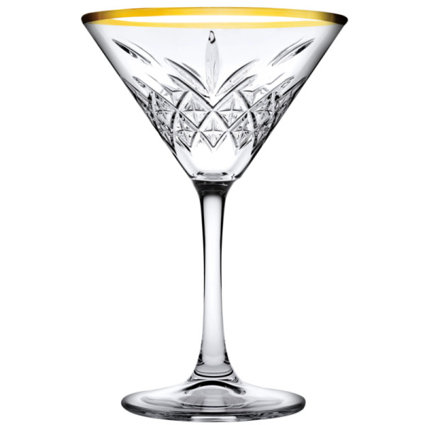 Timeless golden touch martini glas 230ml