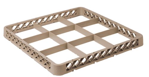 Opbouwrand 9-vaks R2 50 x 50 x 45 cm Bruin