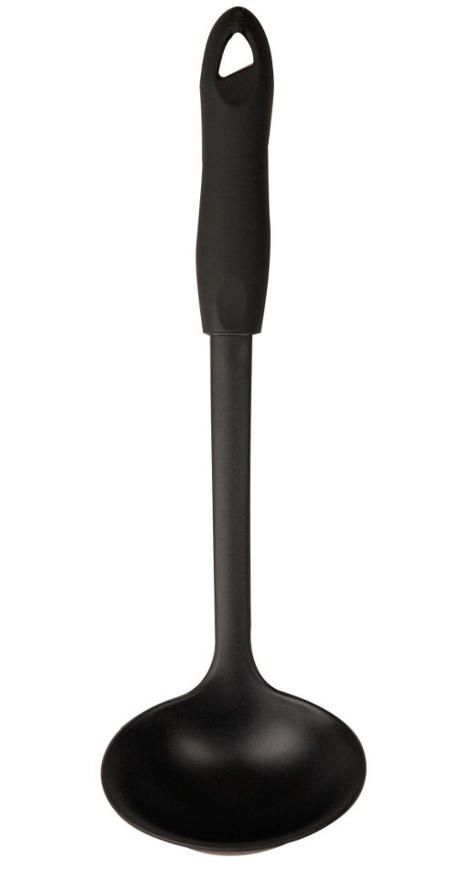 Soeplepel Ergo 30 cm Zwart