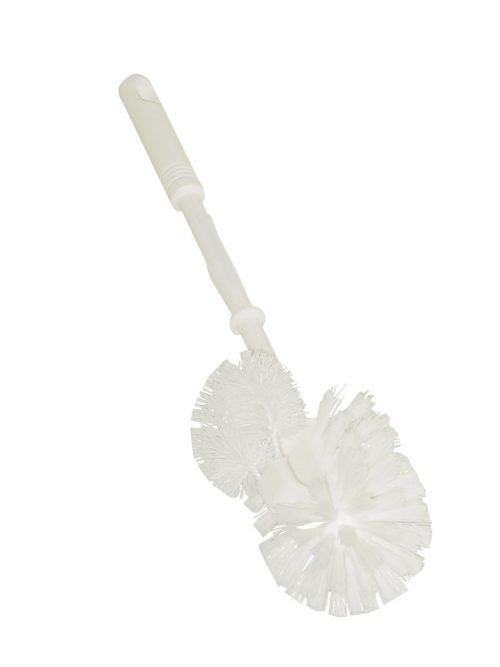 Toiletborstel Met Rand Neutraal 36 cm Wit