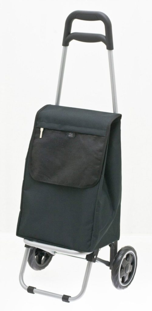 Boodschappenwagen 31 x 24 x 93 cm Zwart