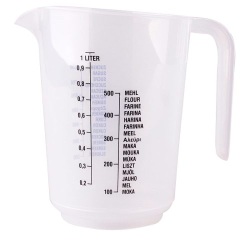 Maatbeker Neutraal 1 l