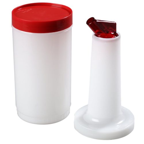 Fles met schenktuit Store&pour 95 cl Rood