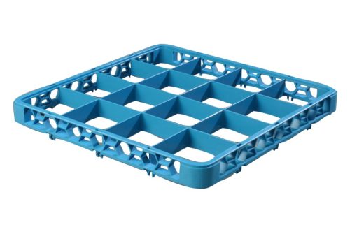 Opbouwrand 16-vaks Opticlean 50 x 50 x 4.5 cm Blauw