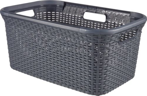 Wasmand Rattan 59 x 39 x 27 cm Grijs