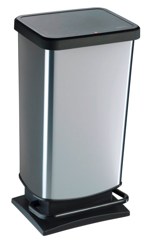 Pedaalemmer Paso 35 x 30 x 68 cm - 40 l Zilver