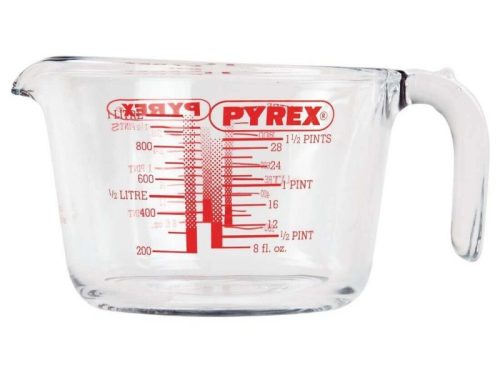 Maatbeker m/greep Pyrex 1 l