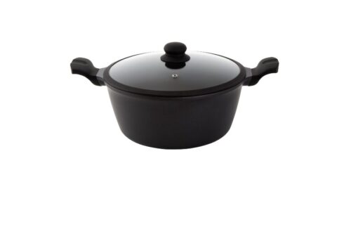 Braadpan Vesuvio 28 cm 7 l Zwart Aluminium
