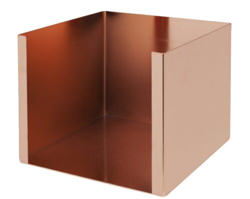 Servethouder 14 x 14 x 11 cm Koper