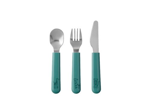 Bestekset Mio 1-persoons 3-delig Turquoise