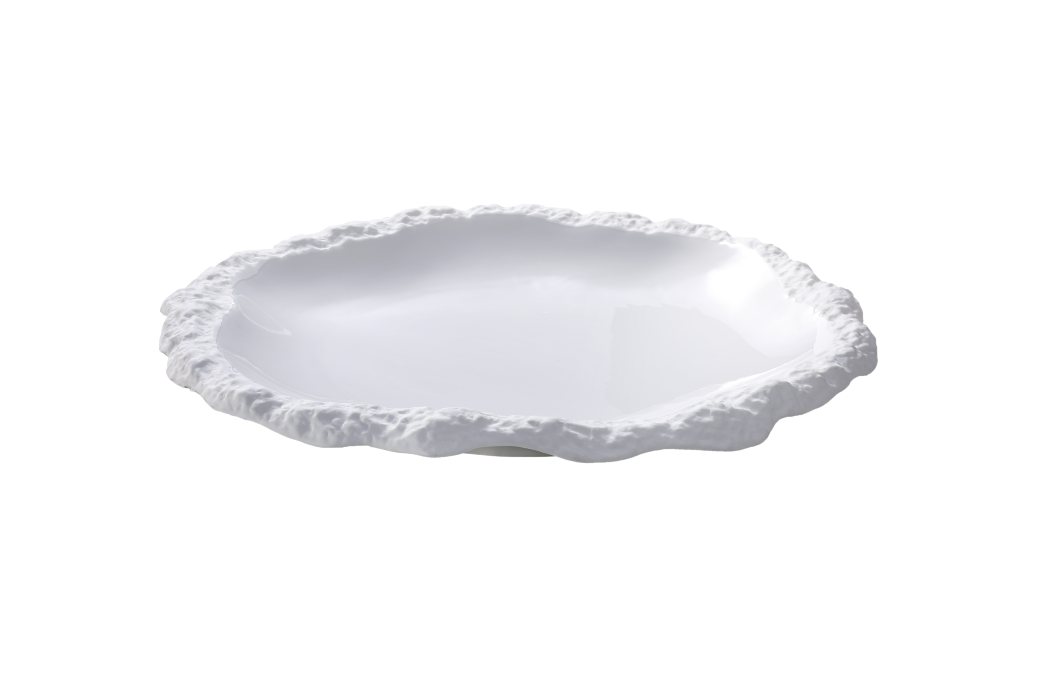 Bord Calcaire 29 cm Wit