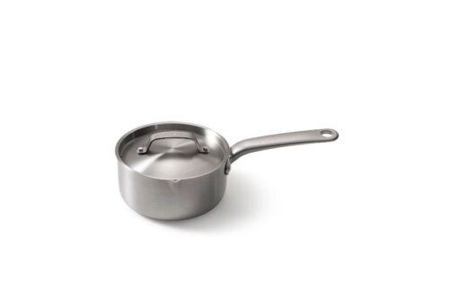 Steelpan met deksel Stainless Steel 16 cm