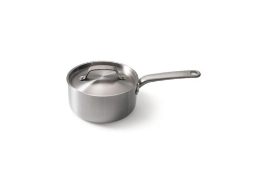 Steelpan met deksel Stainless Steel 18 cm
