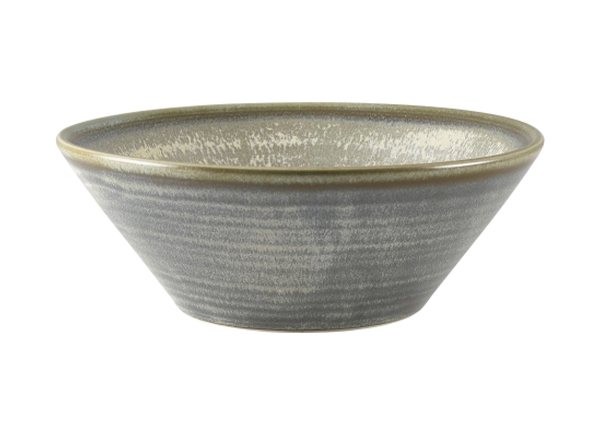 Schaal Terra Porcelain 16 cm Conisch Grijs