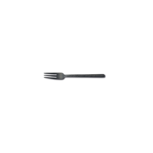 Kodai vintage black tafelvork 18/0 3 sprongs 16,3cm
