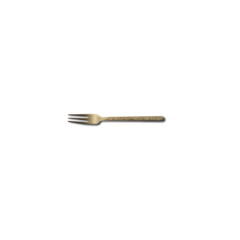 Kodai vintage gold 18/0 tafelvork 3 sprongs 16,3cm