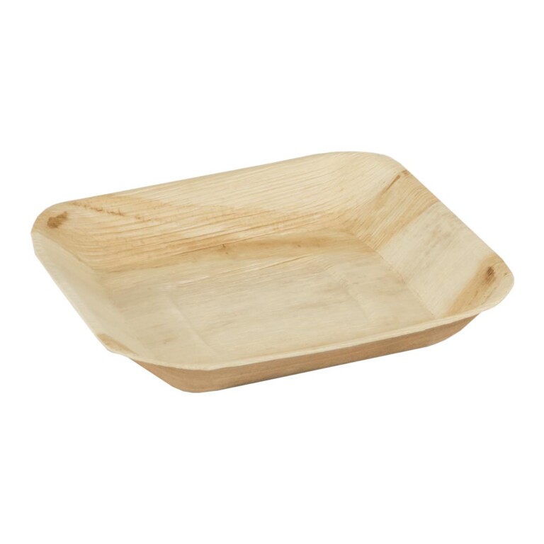 Palmblad <br /> Bord 17 x 17 cm <br /> (100 stuks)