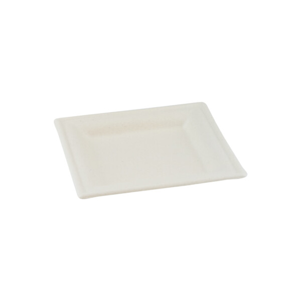 Suikerriet Bord 'Karo' 16 x 16 x 1,5 cm (500 stuks)