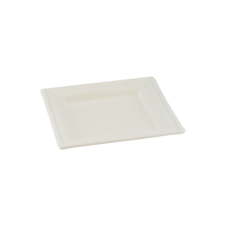 Suikerriet Bord 'Karo' 16 x 16 x 1,5 cm (500 stuks)