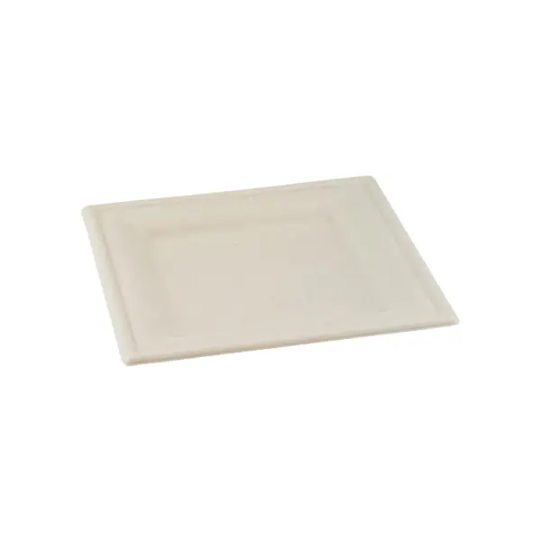 Suikerriet Bord 'Karo' 20 x 20 x 1,5 cm (500 stuks)