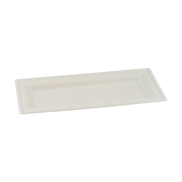Suikerriet Bord 'Karo' 26 x 13 x 1,5 cm (500 stuks)
