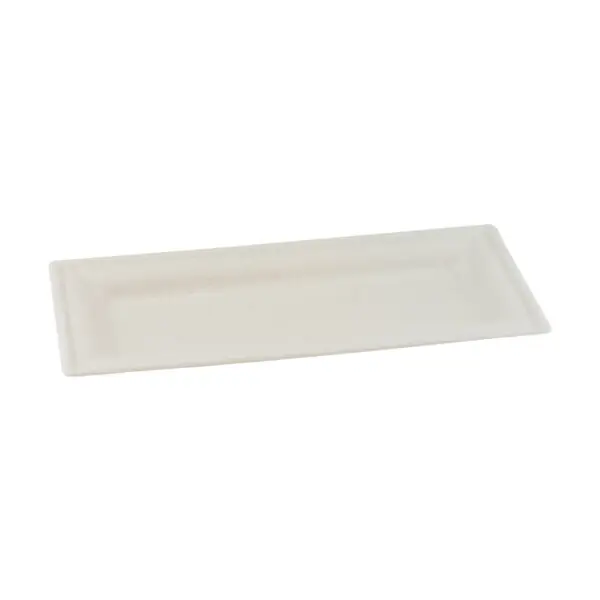 Suikerriet Bord 'Karo' 26 x 13 x 1,5 cm (500 stuks)