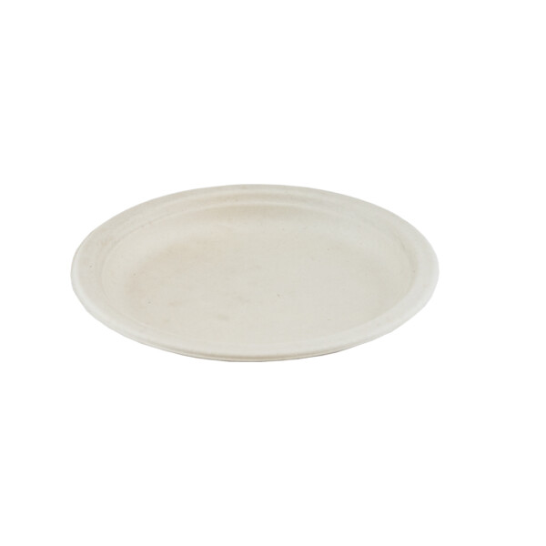 Suikerriet Bord <br /> Bruin <br /> Ø 18 cm (500 stuks)