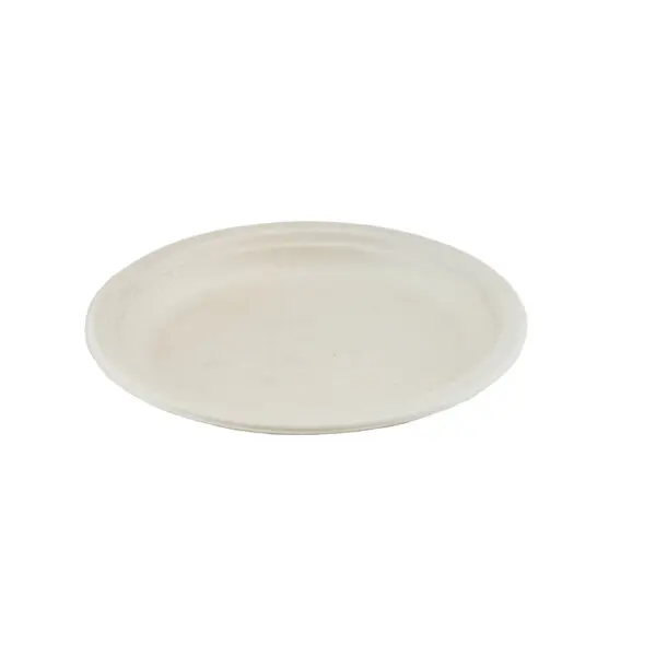 Suikerriet Bord <br /> Bruin <br /> Ø 18 cm (500 stuks)