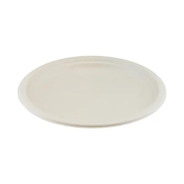 Suikerriet Bord <br /> Bruin <br /> Ø 26 cm (500 stuks)
