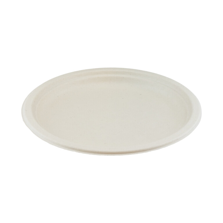 Suikerriet Bord <br /> Bruin <br /> Ø 26 cm (500 stuks)