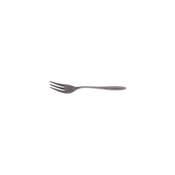 Gioia Gun Metal 18/10 gebaksvork 14,5 cm