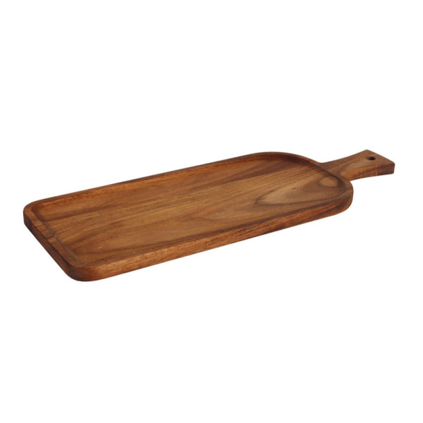 Acacia serveerplank handvat rechth. 36,2 x 13,5 cm