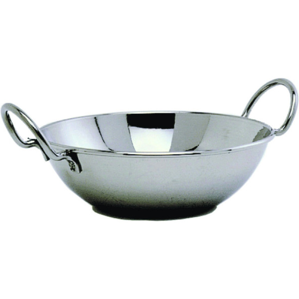 RVS mini schaaltje met handvat 15 cm