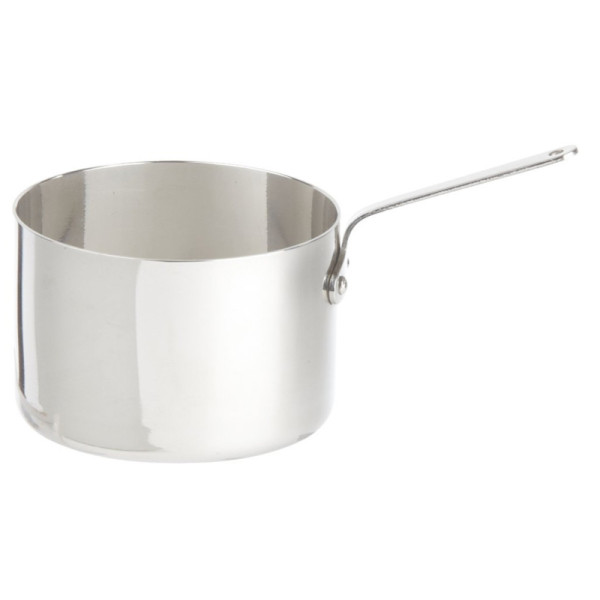 OP BESTELLING: RVS steelpannetje hoog 9 x 6 cm