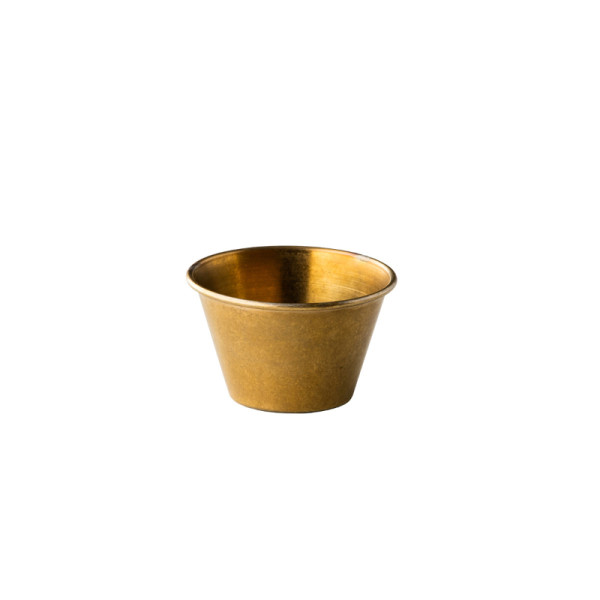 RVS ramekin goud  8,2 cm 150ml