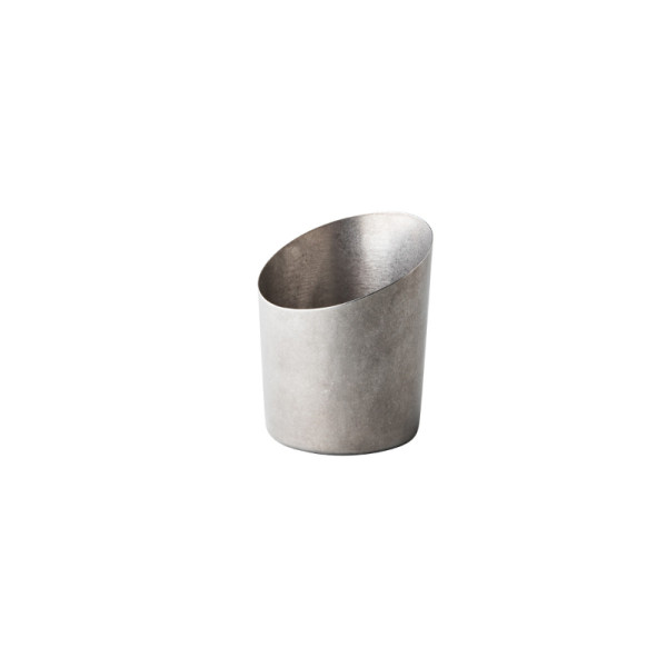 Presentatie bakje vintage schuin zilver 9,5 cm
