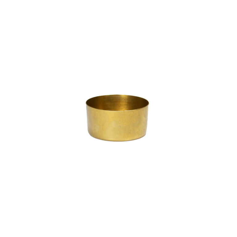 Elements RVS bakje goud recht 7,8 cm 160ml