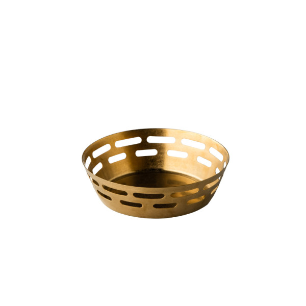 Broodmand vintage goud 17 x 5 cm