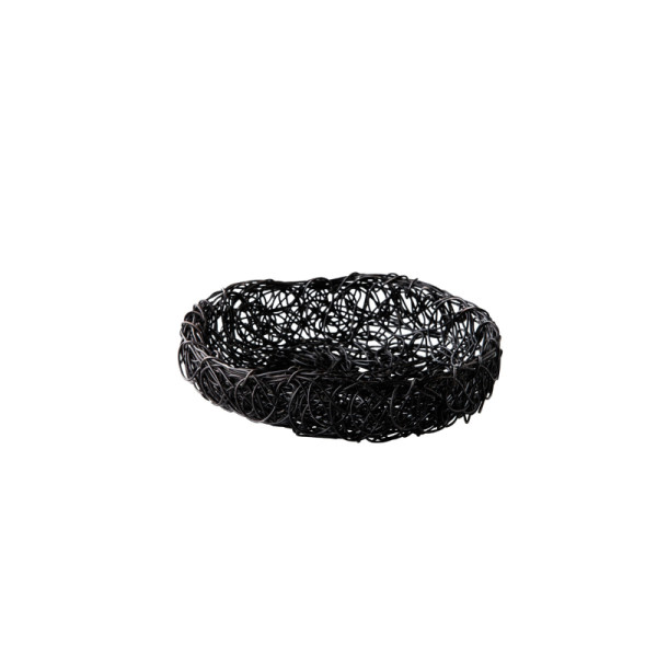 Broodmand zwart 20x5 cm